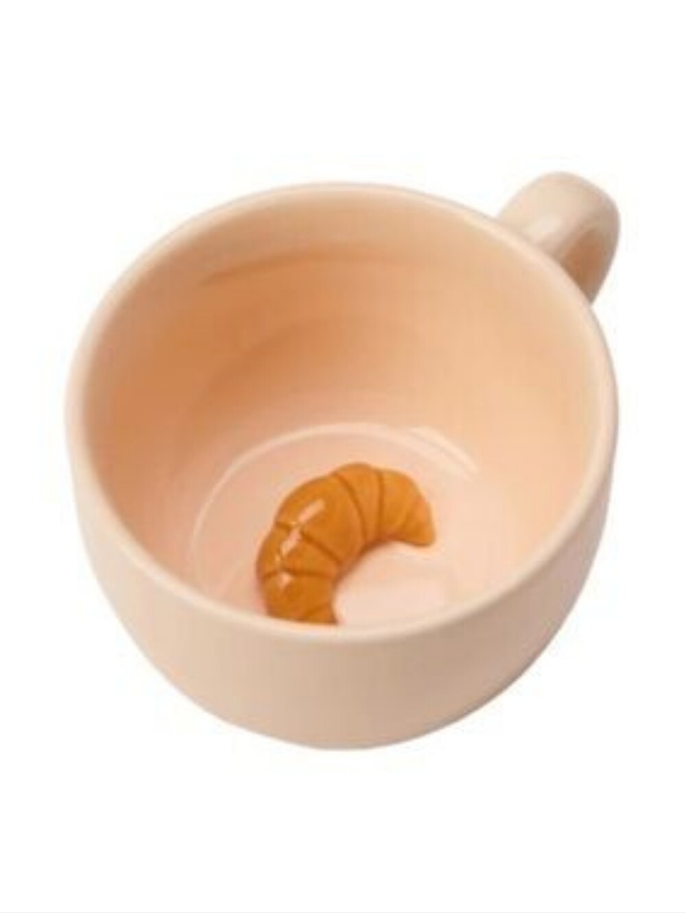 Indigo Croissant Peekaboo Mug